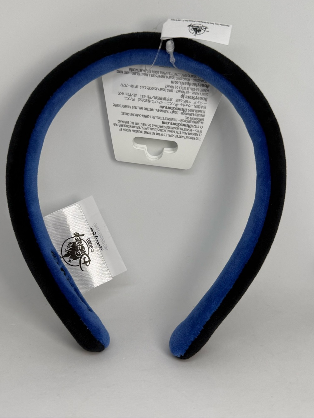 Disney Parks Create Your Own Headband Only Ears NEW Plush Black Blue